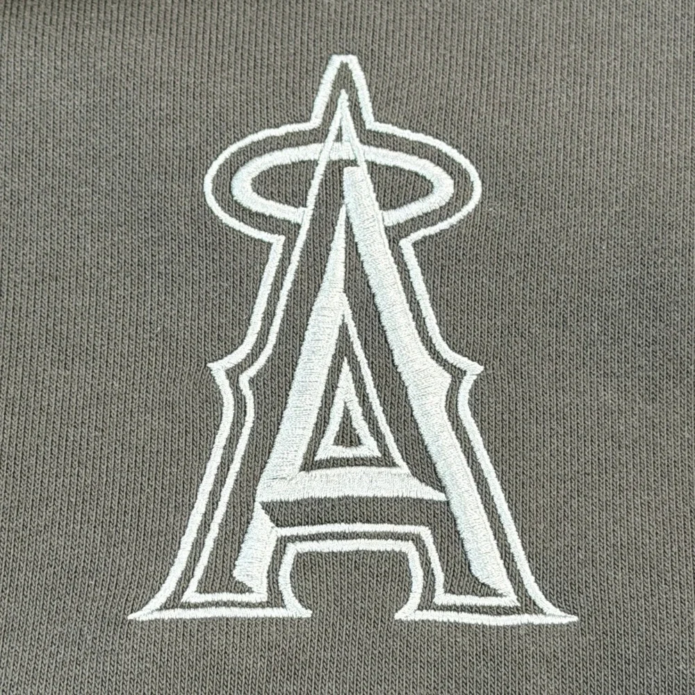 Nike Los Angeles Angels MLBAuthentic Collection Standard Issue HoodieZip Gray2XL